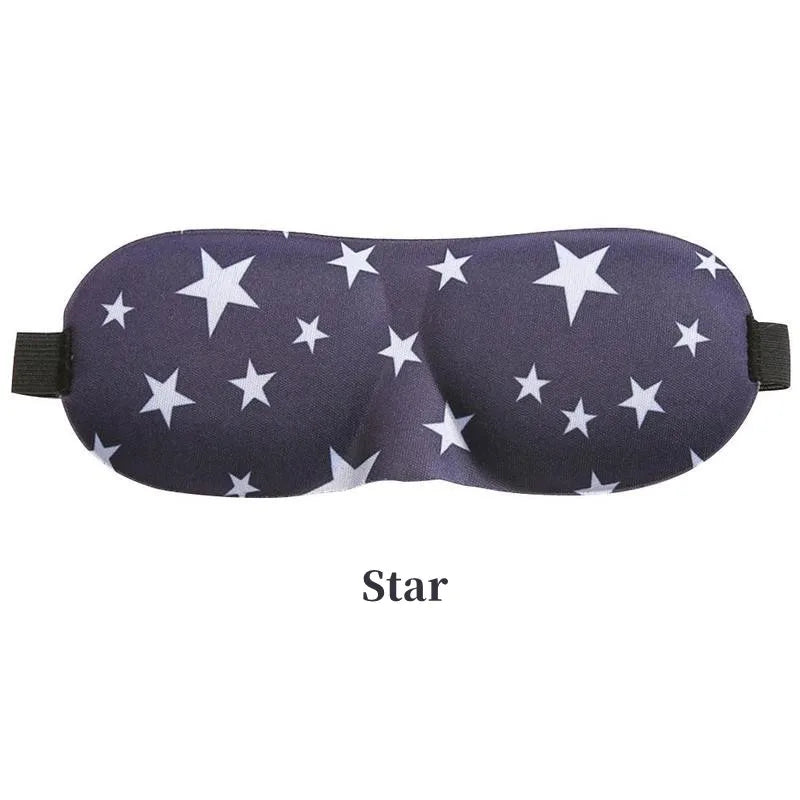 3D Sleeping Mask Eyepatch Block Out Light Soft Paded Sleep Rest Relax Aid Cover Patch Blindfold Face Shade Eyeshade Eyes Patchs