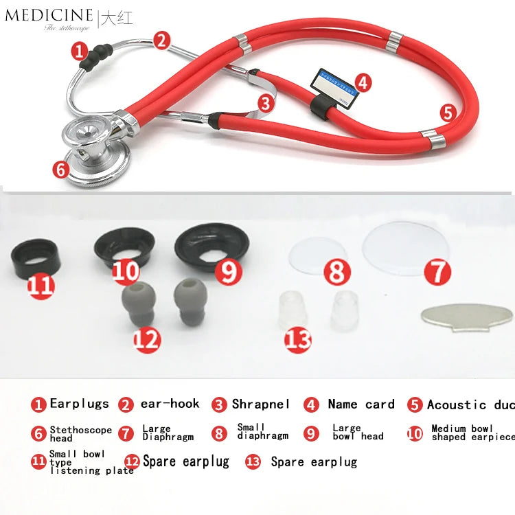 Multi-Functional Double-Tube Stethoscope