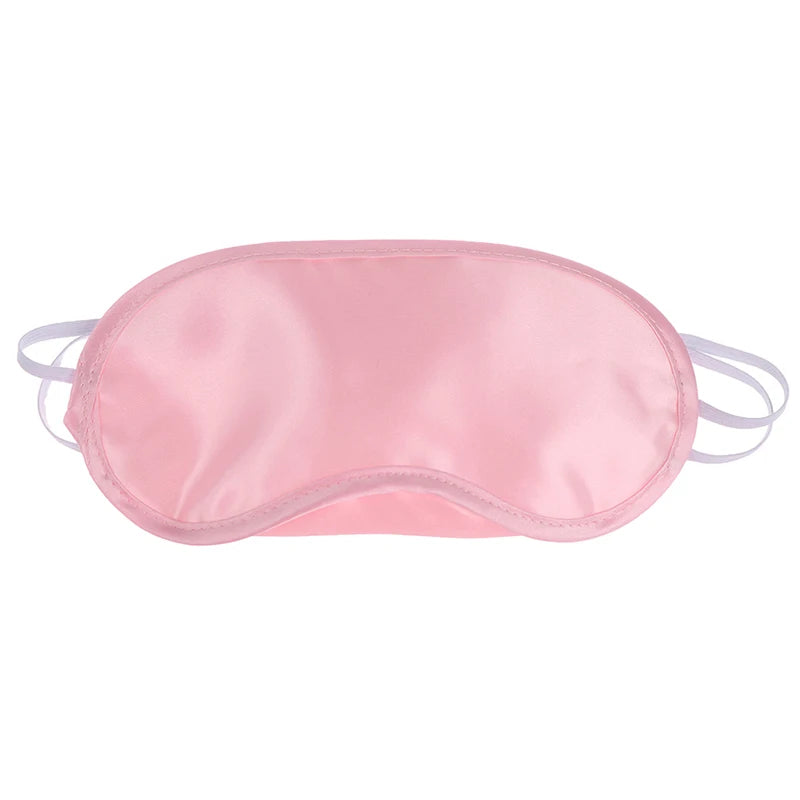 1PC Silk Sleep Eye Mask Padded Shade Eye Cover Patch Sleeping Mask Eyemask Blindfolds Travel Relax Rest Women Men
