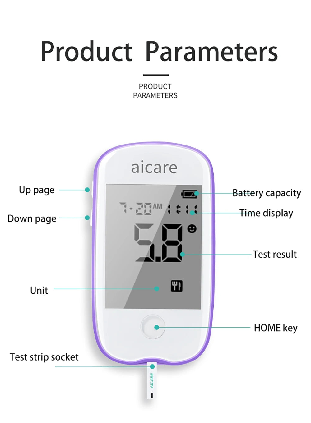 Aicare Blood Glucose Meter