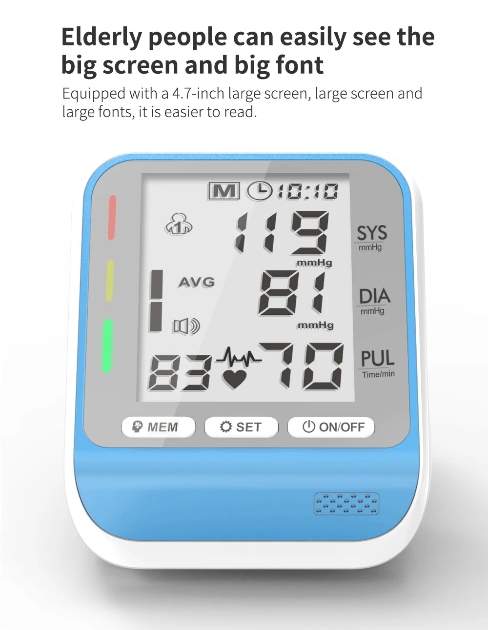 Portable Wrist  Digital Blood Pressure Monitor
