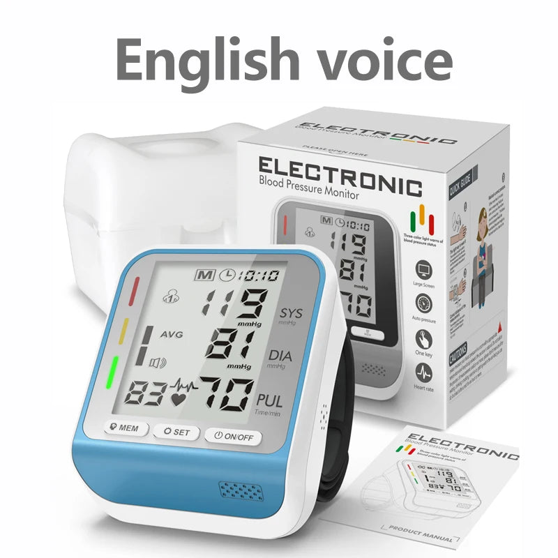 Portable Wrist  Digital Blood Pressure Monitor