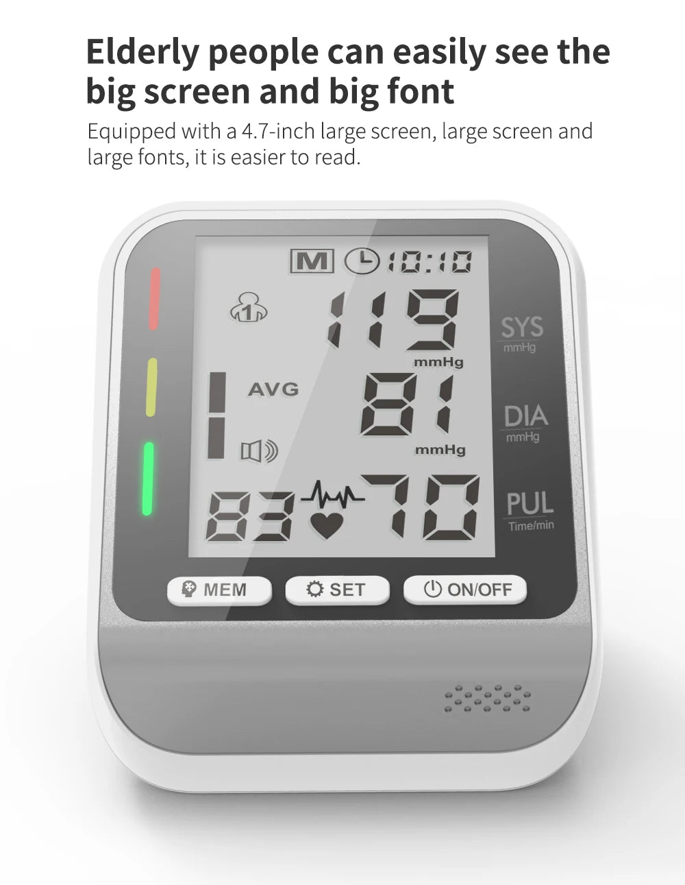 Portable Wrist  Digital Blood Pressure Monitor