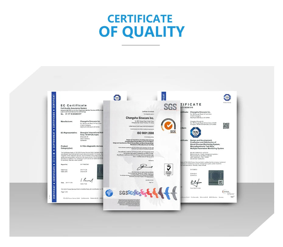 Sinocare Glucometer