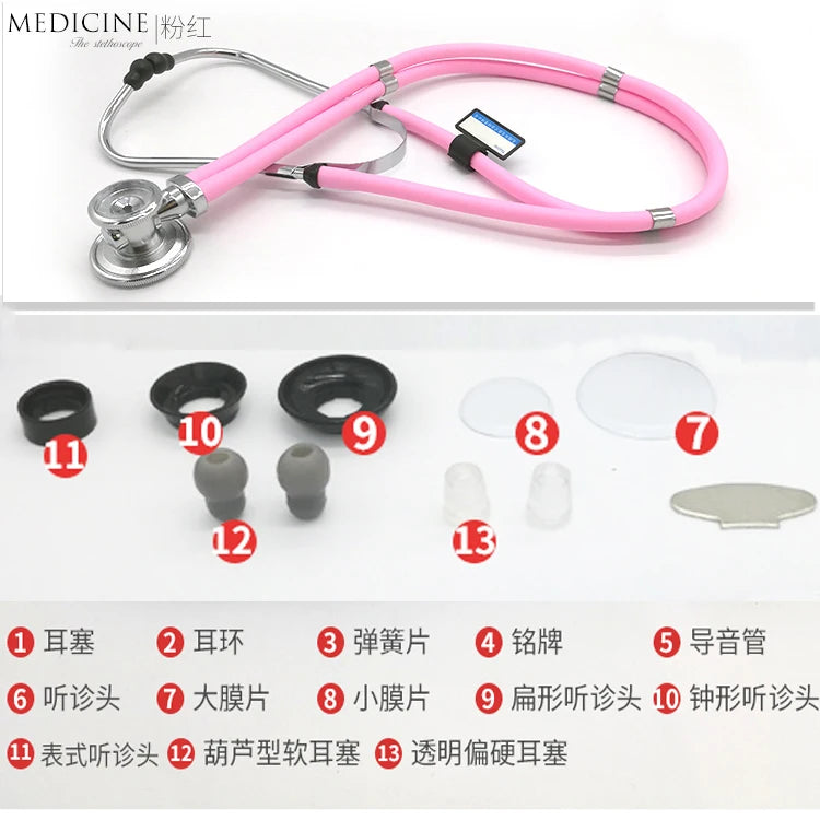 Multi-Functional Double-Tube Stethoscope