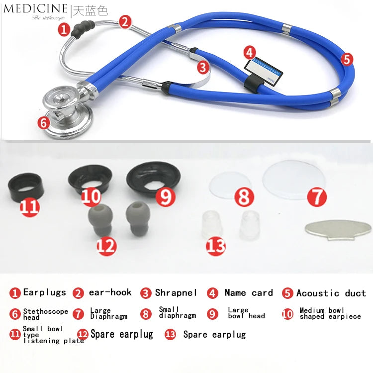 Multi-Functional Double-Tube Stethoscope