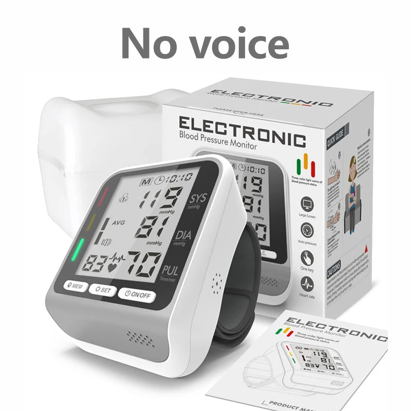 Portable Wrist  Digital Blood Pressure Monitor