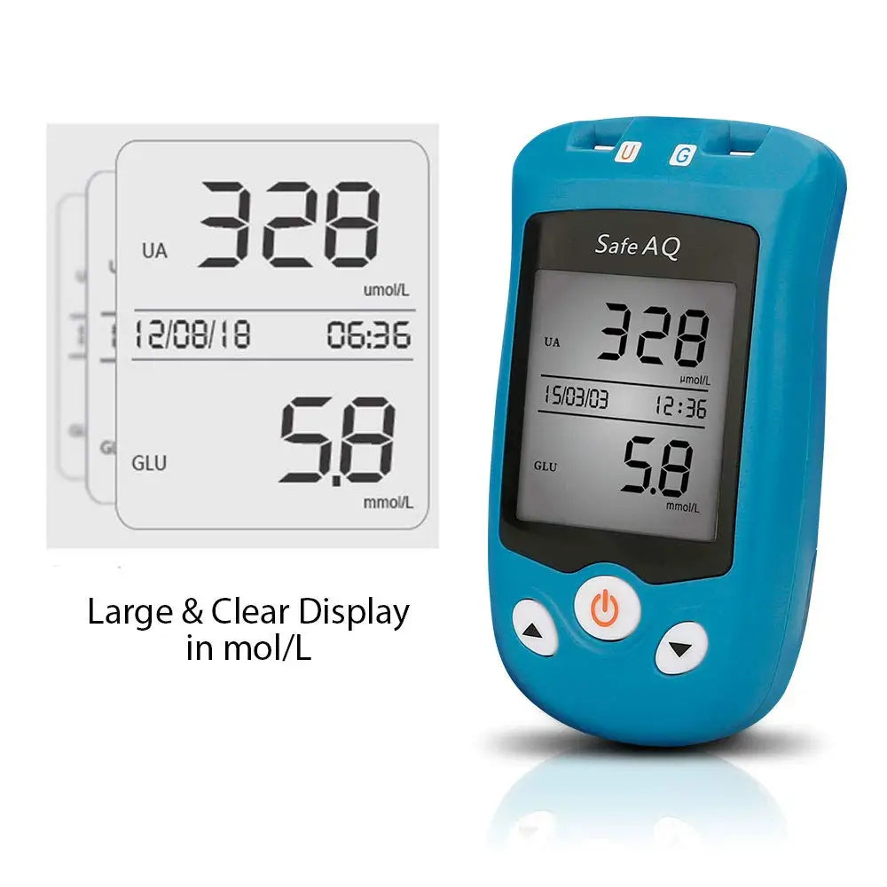 Sinocare  Glucometer & Uric Acid Test Kit
