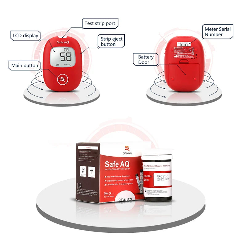 Safe AQ Smart Glucometer