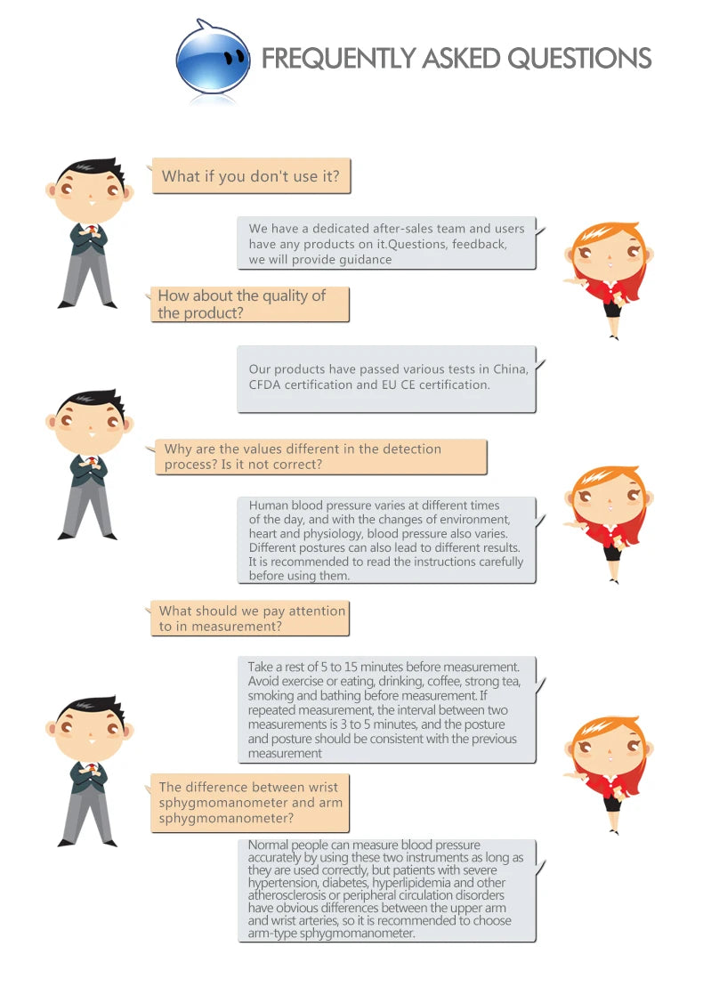 Portable Wrist  Digital Blood Pressure Monitor