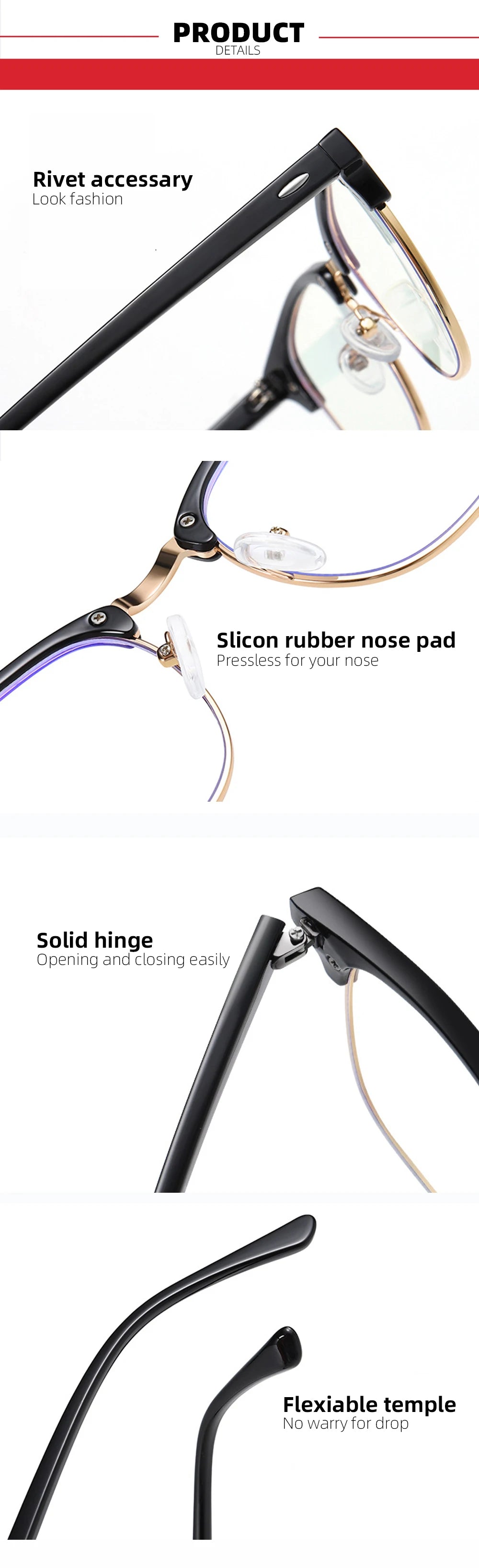 Vintage Anti Blue Light Blocking Glasses