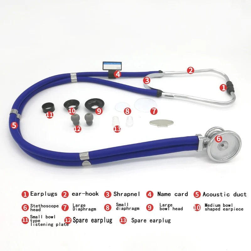 Multi-Functional Double-Tube Stethoscope