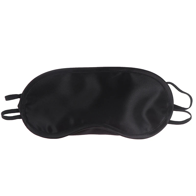 1PC Silk Sleep Eye Mask Padded Shade Eye Cover Patch Sleeping Mask Eyemask Blindfolds Travel Relax Rest Women Men