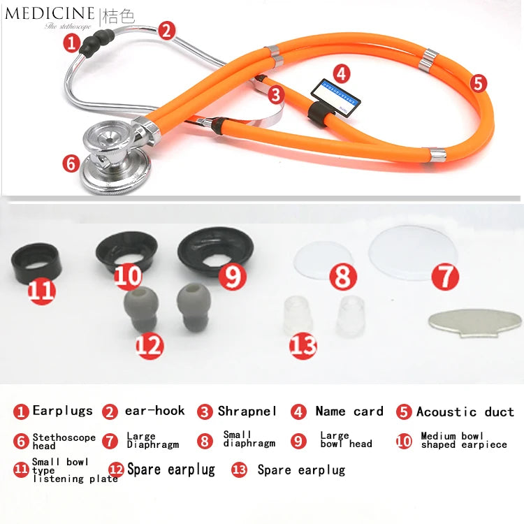 Multi-Functional Double-Tube Stethoscope