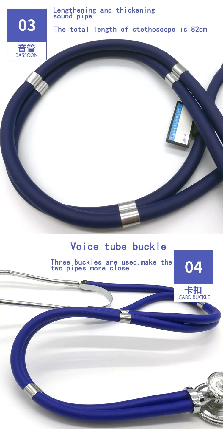 Multi-Functional Double-Tube Stethoscope