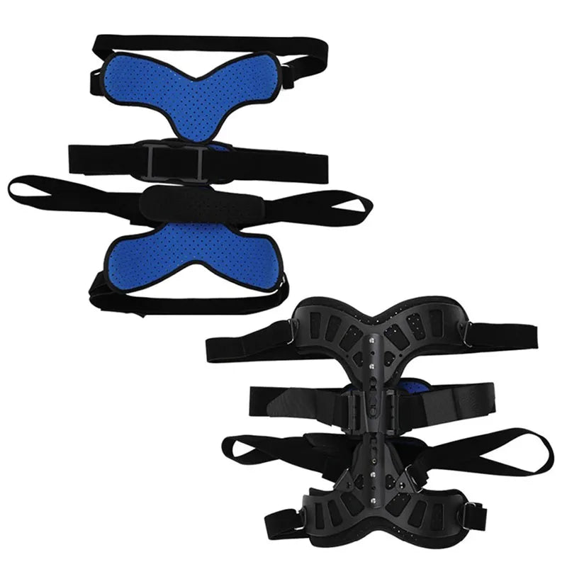 1Set Fixed Spinal Brace Aluminium Alloy Breathable Fixed Spinal Straightener Brace for Children Adults Scoliosis Correcting Brac
