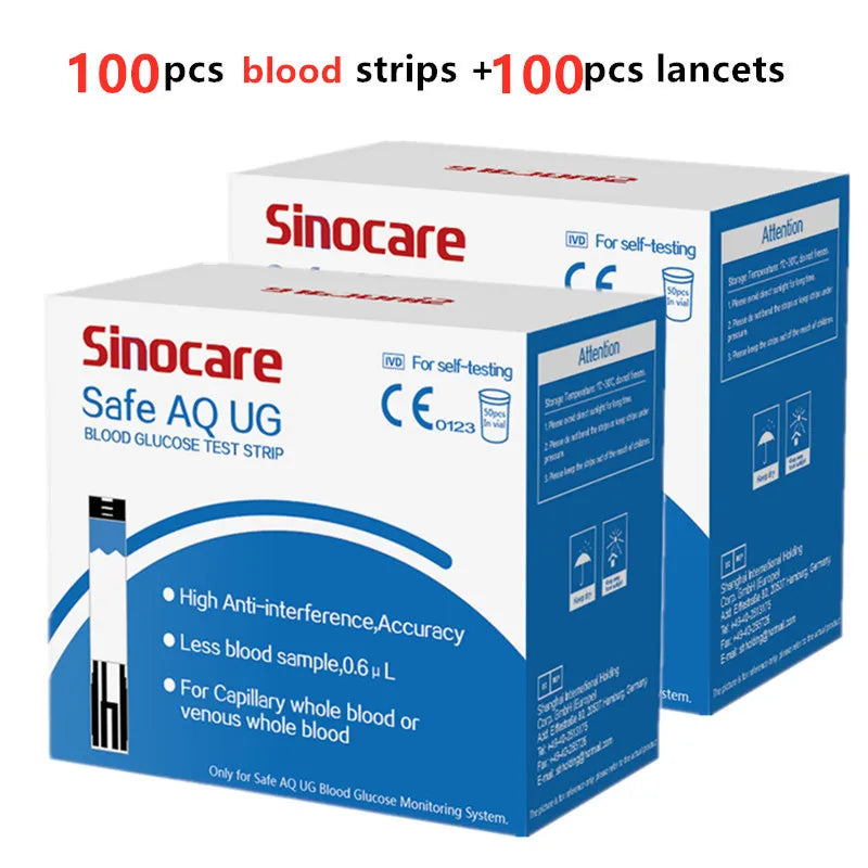 Sinocare  Glucometer & Uric Acid Test Kit