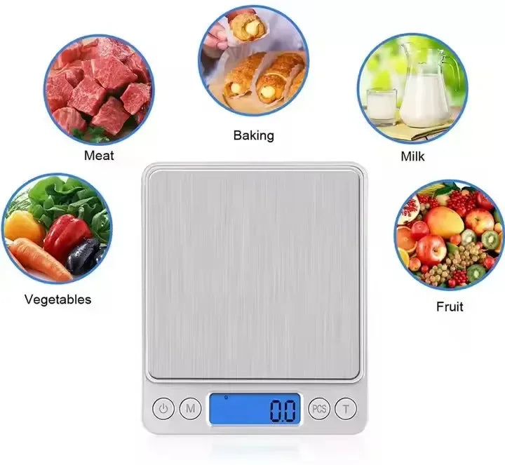 Precision USB Digital Scale Pocket Digital  Scale 3kg 0.1g / 500g 0.01g