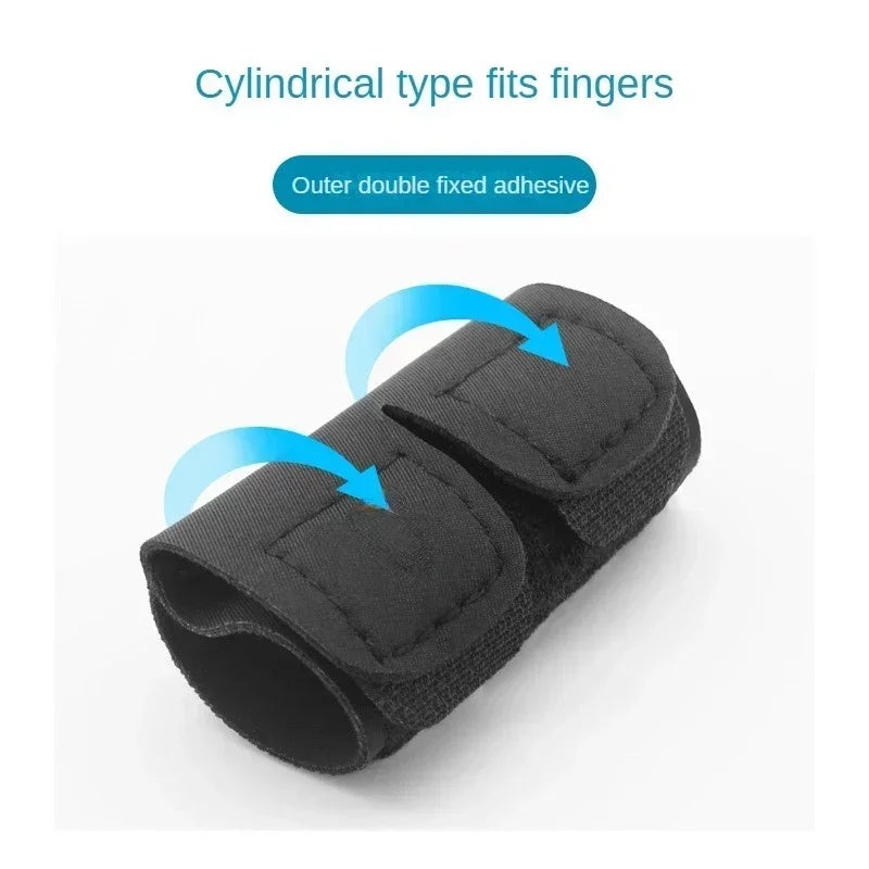 1PC Finger Splint Adjustable Finger Support Brace Sleeve Protector Basketball Finger Joint Protector Sports Support Tape
