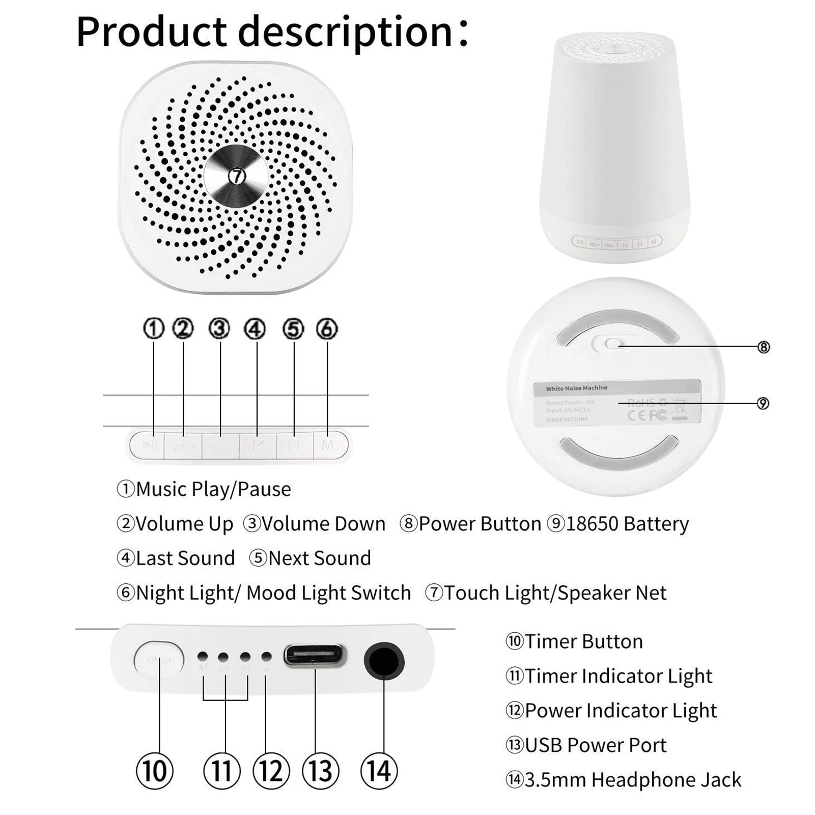 Soothing Sounds Sleep Machine