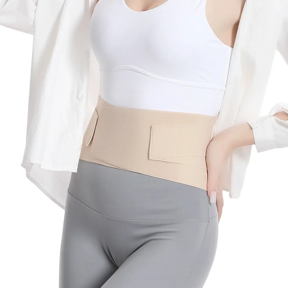 1 Pcs Adjustable Ultra Thin Back Brace with Lumbar Pad, Flexible Supports, Back Brace for Lower Back, Sciatica Scoliosis Relief