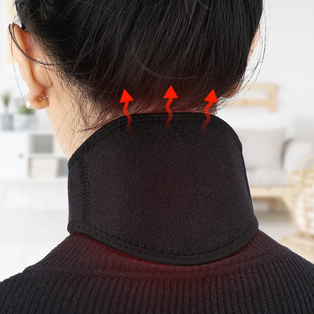 13/19pcs Magnetic Self-heating Neck Brace Tourmaline Infrared Therapy Pain Relief Cervical Protection Neck Support Belt Neck