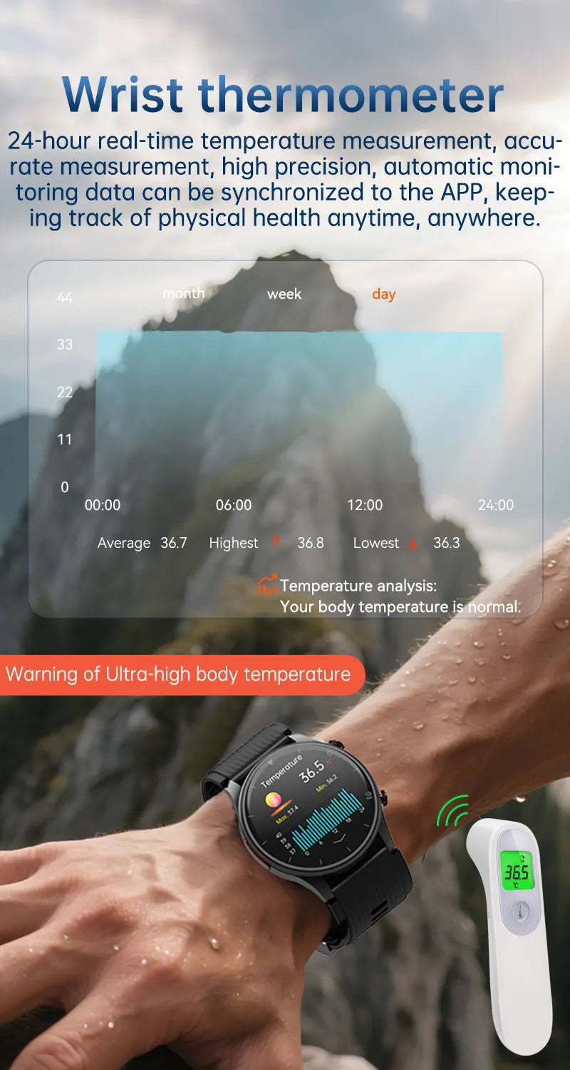 Clinical-Grade Smart Watch P700 | Air Pump Technology