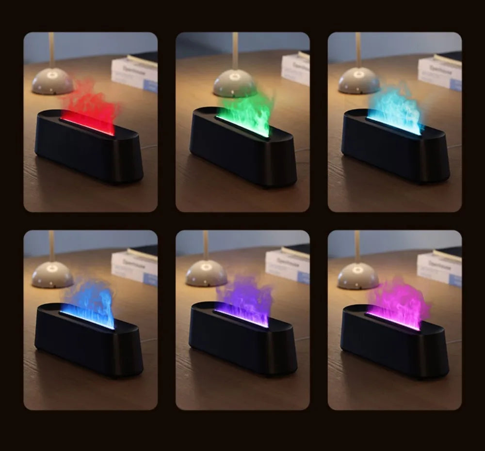 Humidifier Flame Aromatherapy Diffuser.