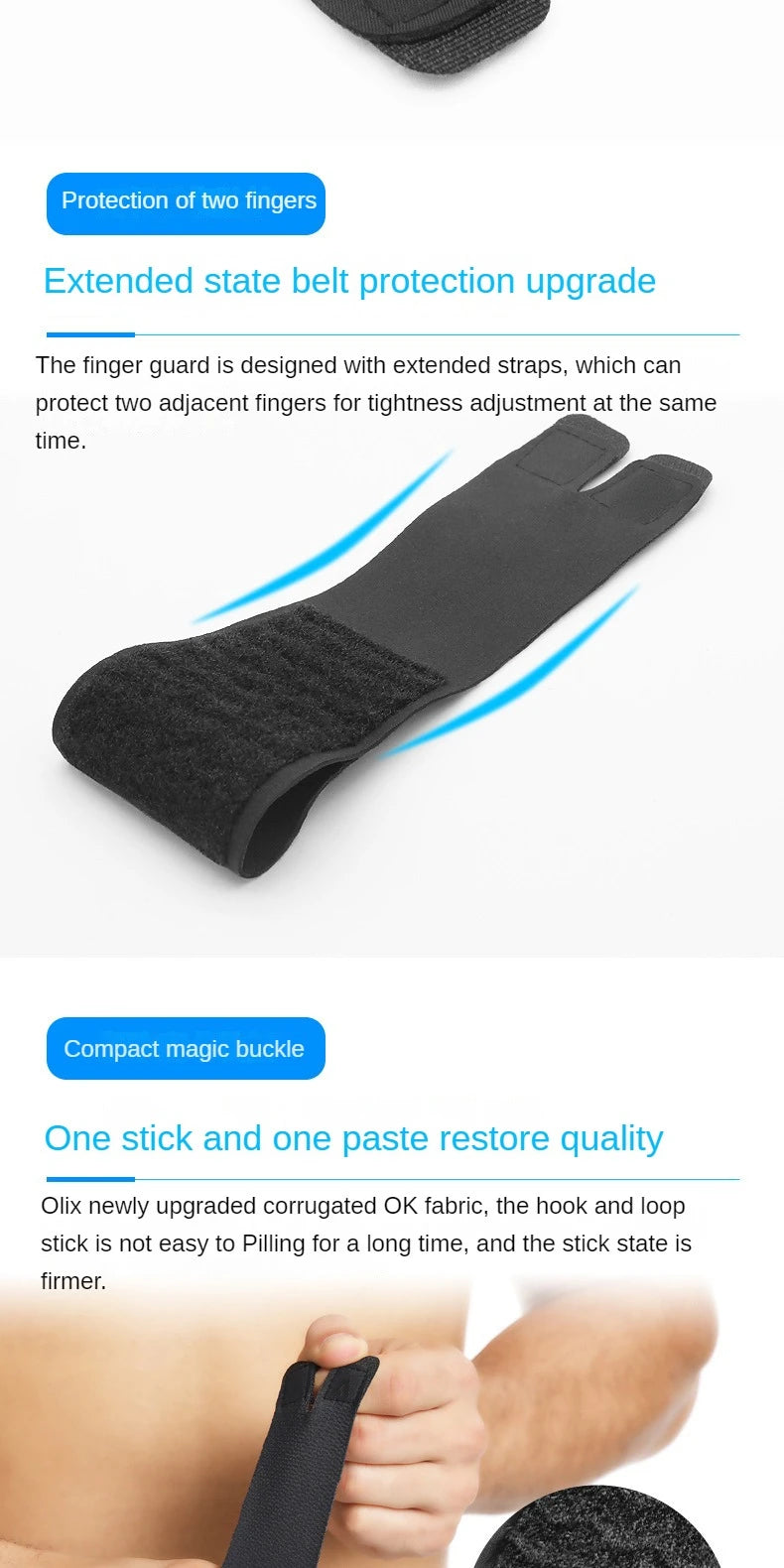 1PC Finger Splint Adjustable Finger Support Brace Sleeve Protector Basketball Finger Joint Protector Sports Support Tape