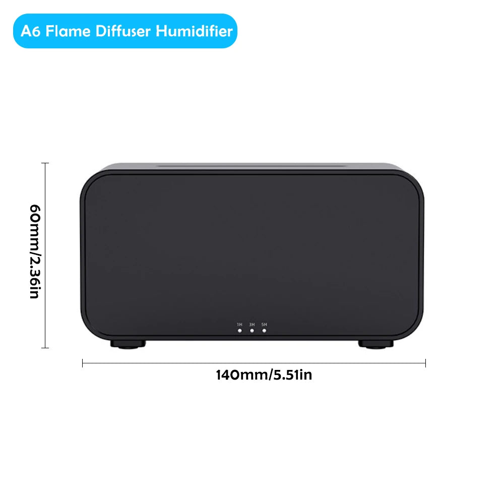 Humidifier Flame Aromatherapy Diffuser.