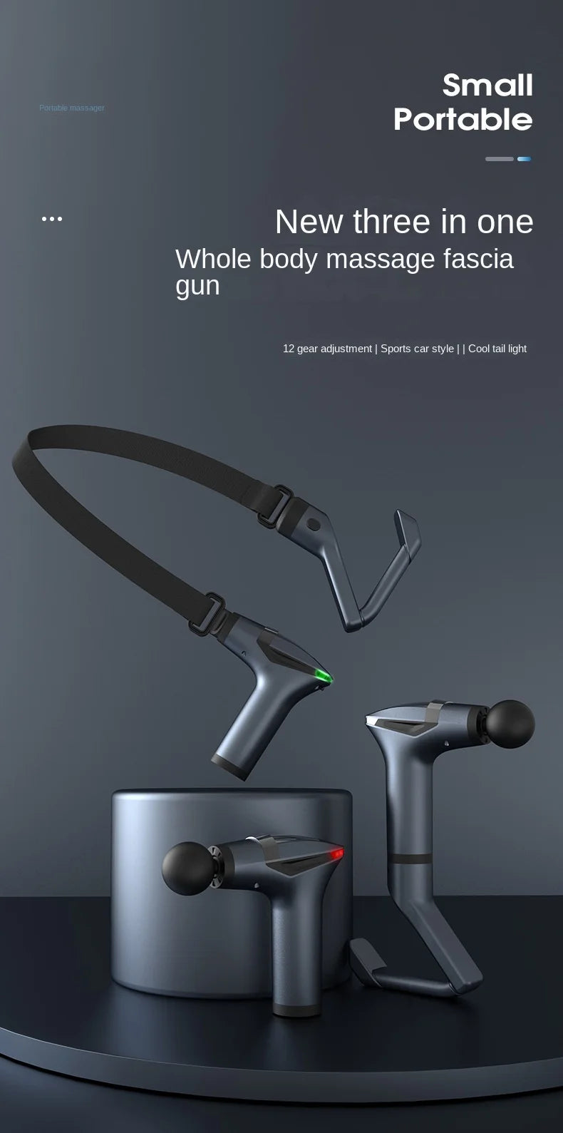 Muscle Relaxation Long-handle Massage Gun