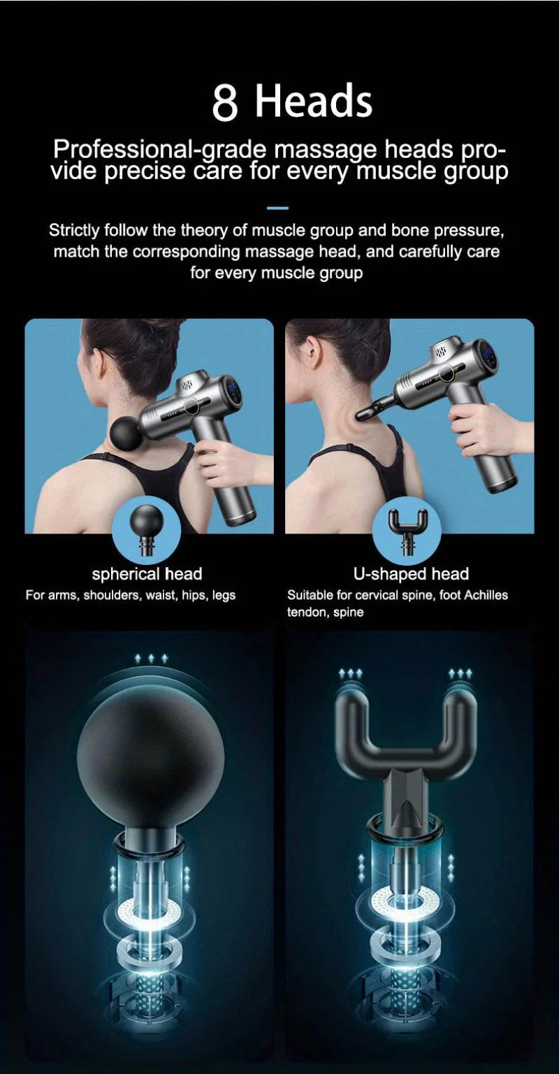 Portable Fascia Gun Vibration Massage