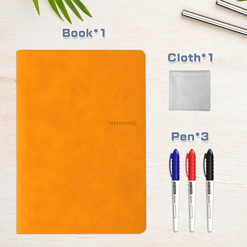 A5 Reusable Whiteboard Notebook Set