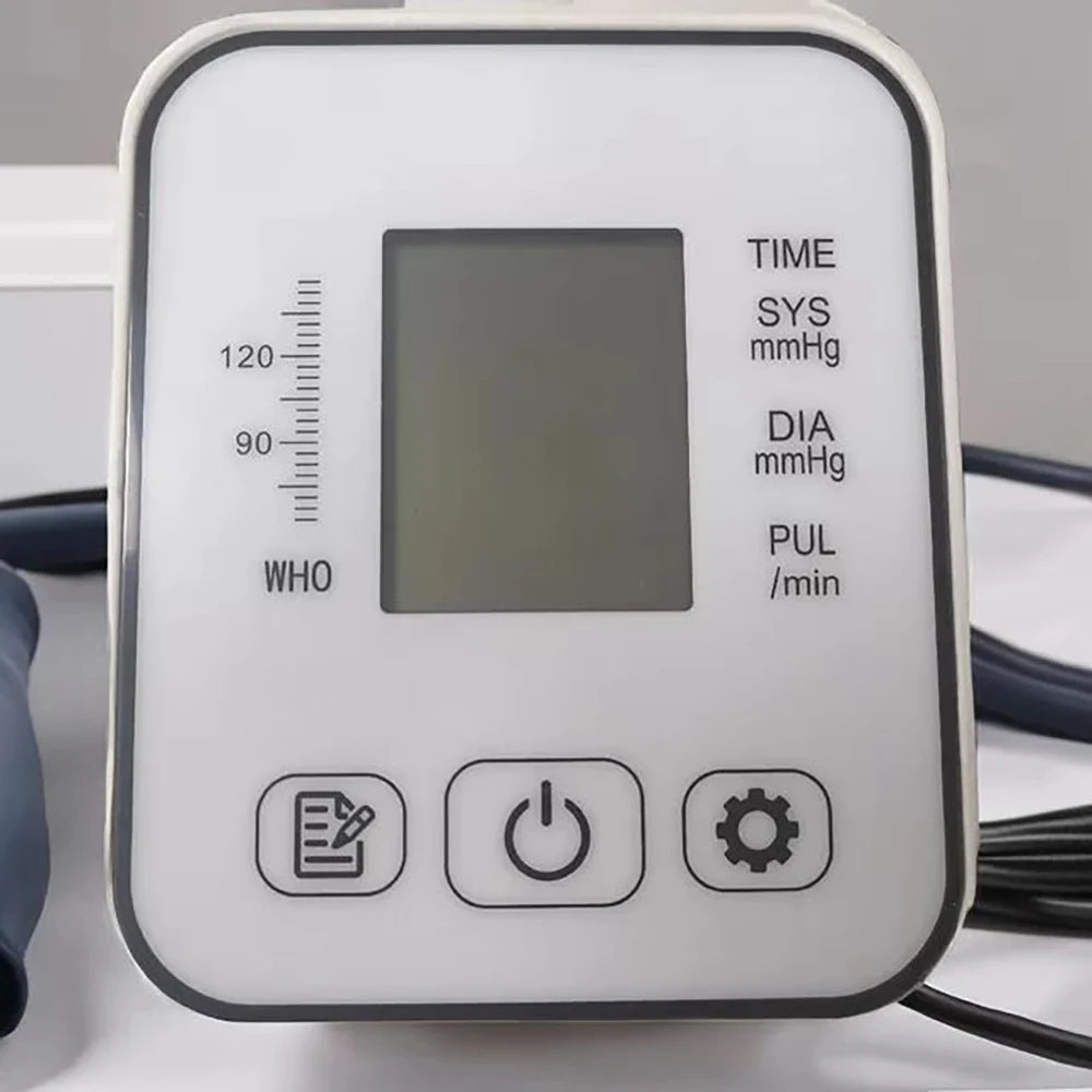 Rechargeable Upper Arm BP Monitor with Voice & Tri-Color LCD Display