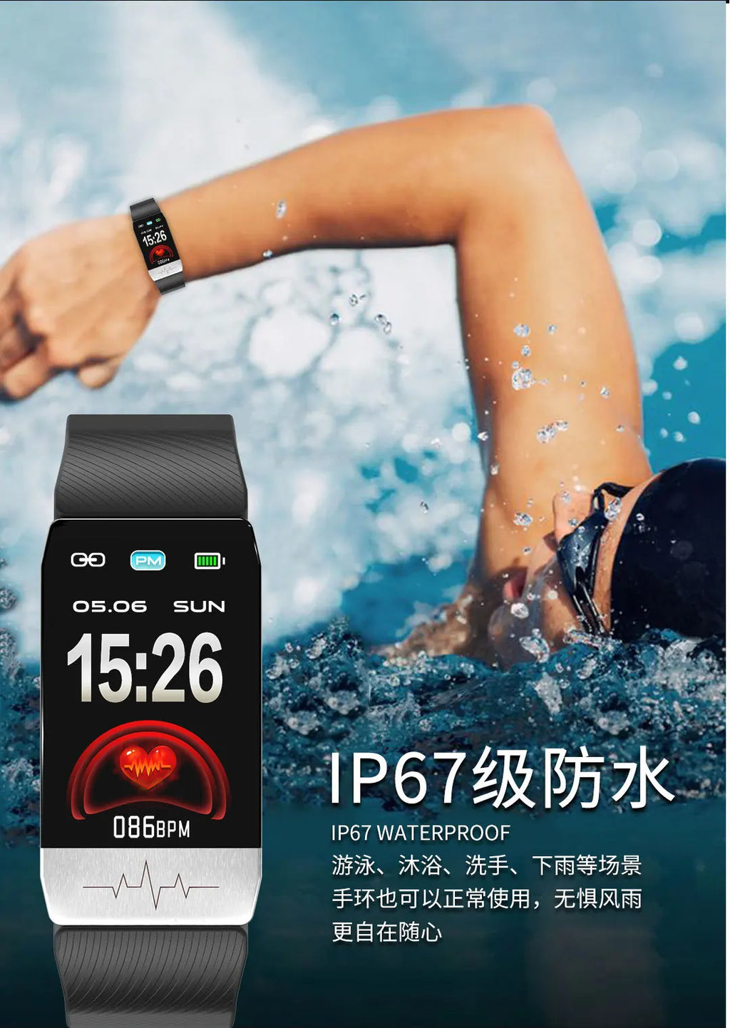 ECG Smart Wristband with Heart Rate Variability (HRV) | Medical-Grade