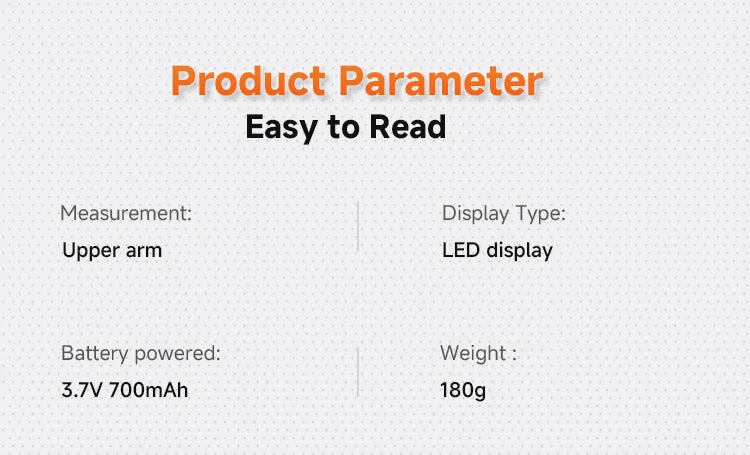 Yongrow Smart BP Monitor | LED Display | App-Connected Heart Rate Tracking