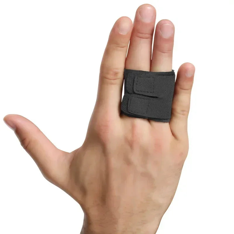 1PC Finger Splint Adjustable Finger Support Brace Sleeve Protector Basketball Finger Joint Protector Sports Support Tape