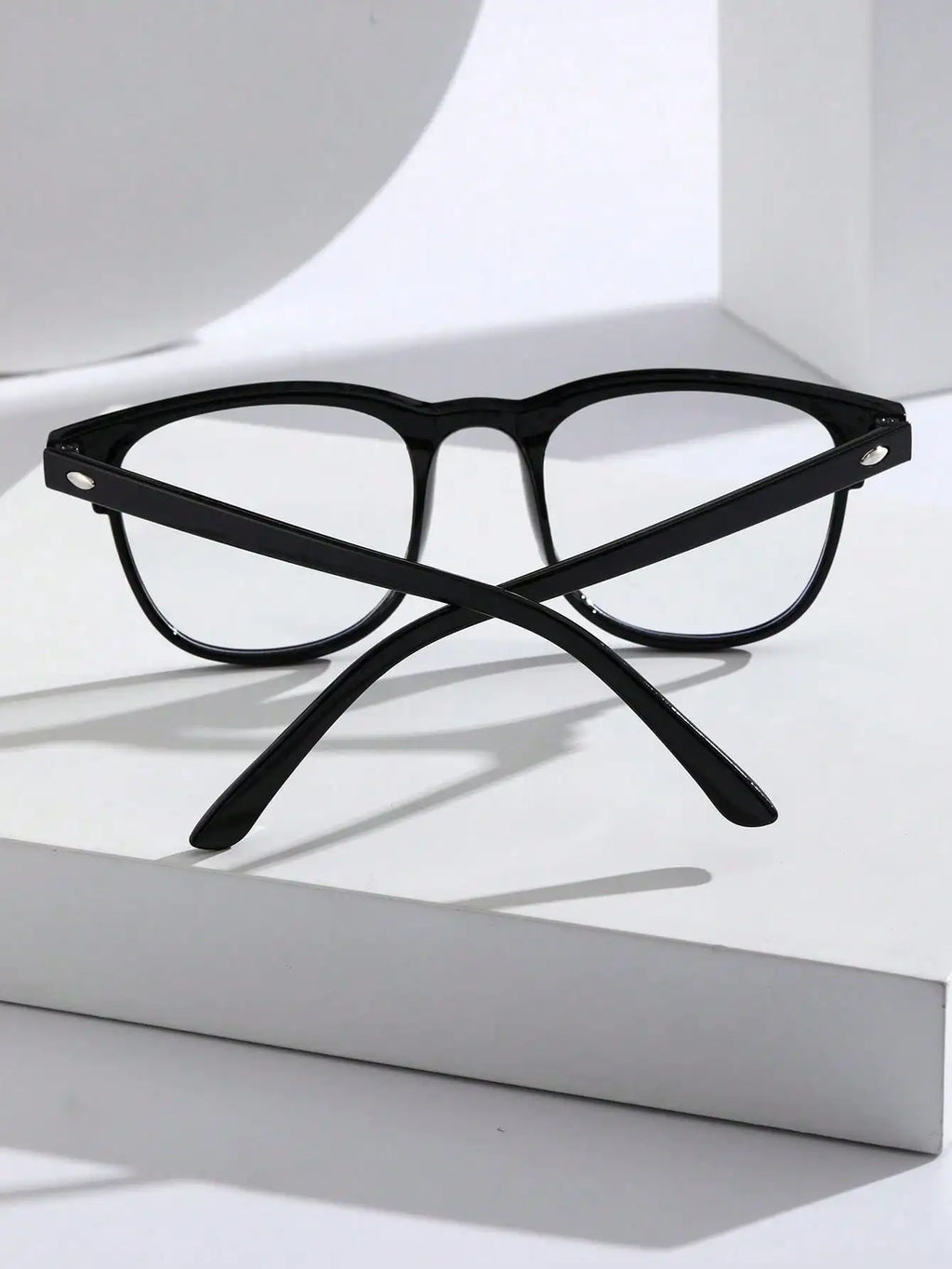 Trendy Anti-Blue Light Clear Glasses