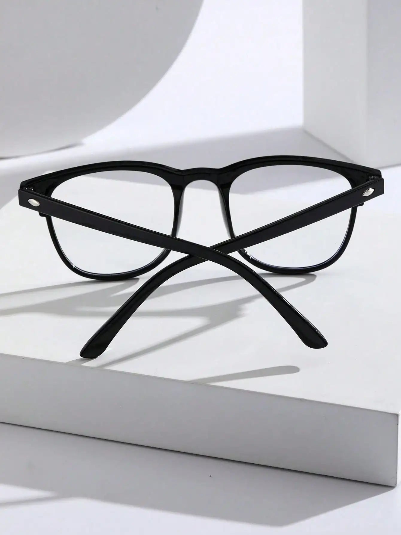 Trendy Anti-Blue Light Clear Glasses