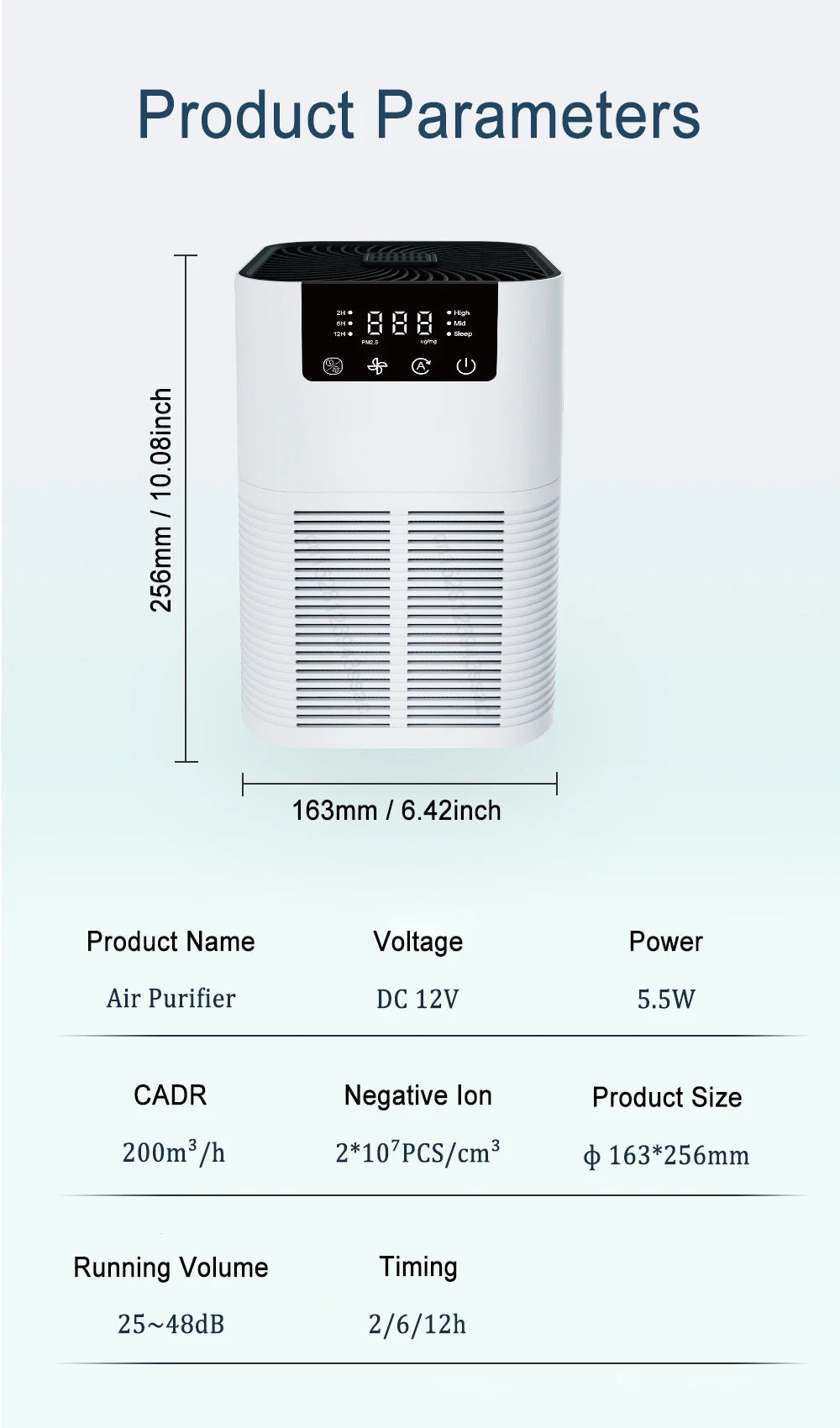 Portable Desktop Air Purifier