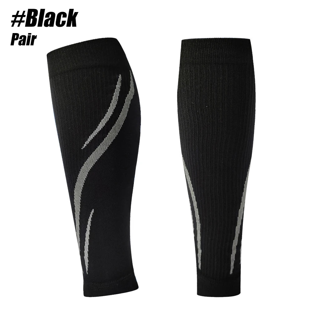 1 Pair Calf Compression Sleeves Men Women,Footless Compression Socks Shin Splints,Varicose Vein Treatment for Legs & Pain Relief