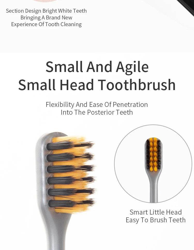 Ultra-Fine Soft Bristle Toothbrush Set