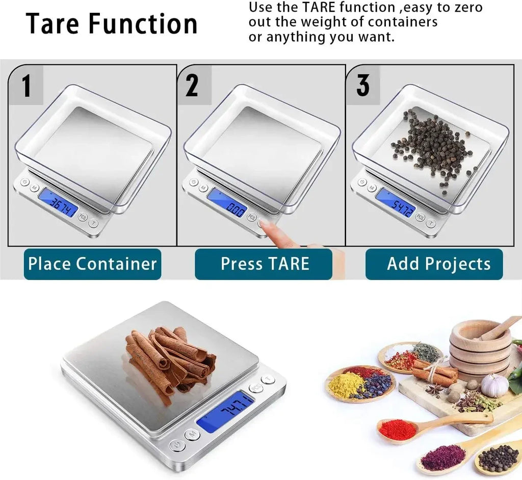 Precision USB Digital Scale Pocket Digital  Scale 3kg 0.1g / 500g 0.01g