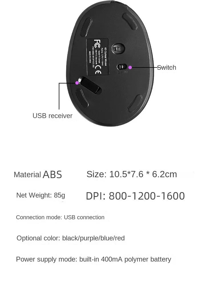 Wireless Vertical Mouse