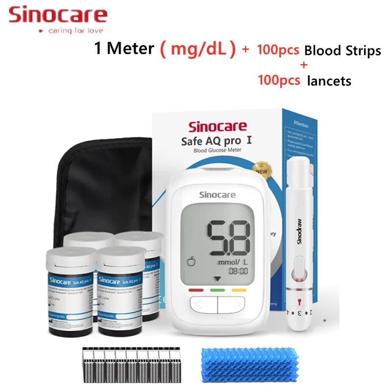 Sinocare Glucometer Kit
