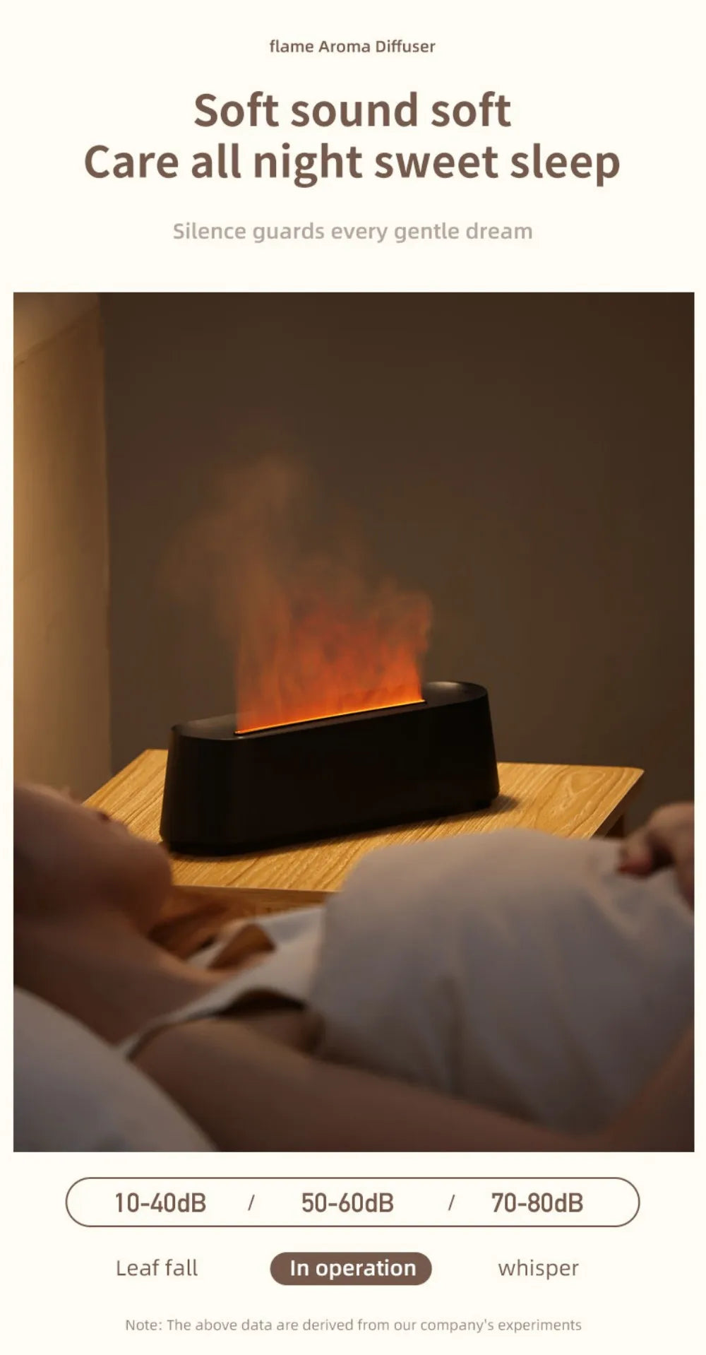 Humidifier Flame Aromatherapy Diffuser.