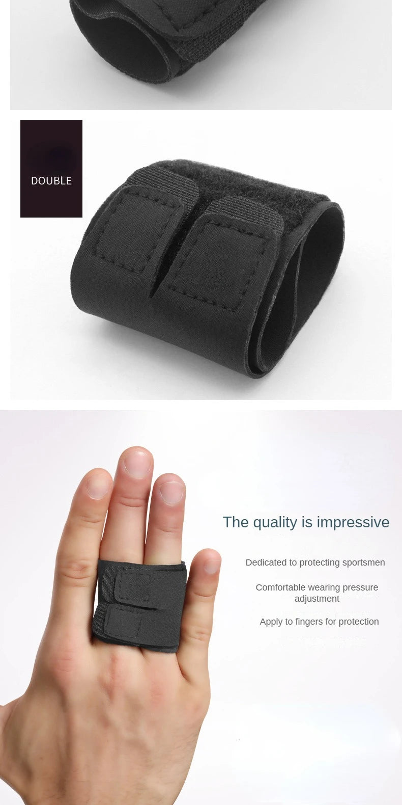 1PC Finger Splint Adjustable Finger Support Brace Sleeve Protector Basketball Finger Joint Protector Sports Support Tape