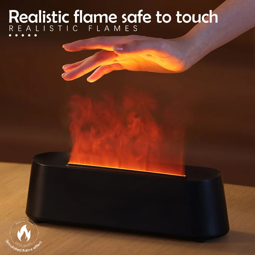 Humidifier Flame Aromatherapy Diffuser.