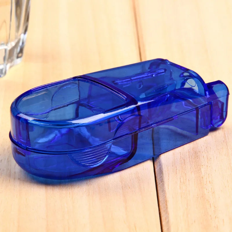 Portable Pill Cutter Box - Medicine Organizer with Tablet Splitter