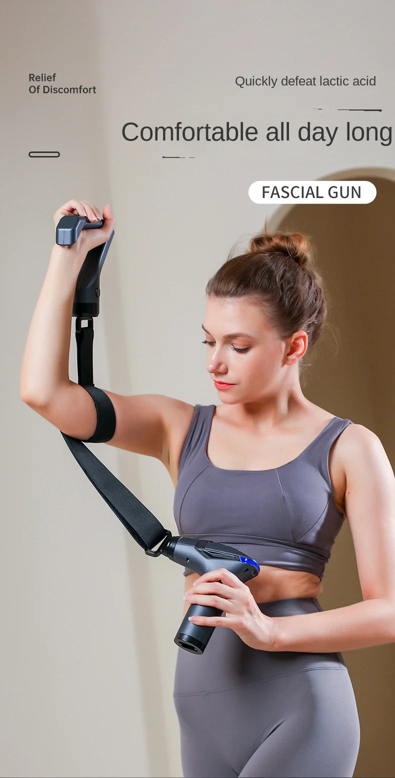 Muscle Relaxation Long-handle Massage Gun